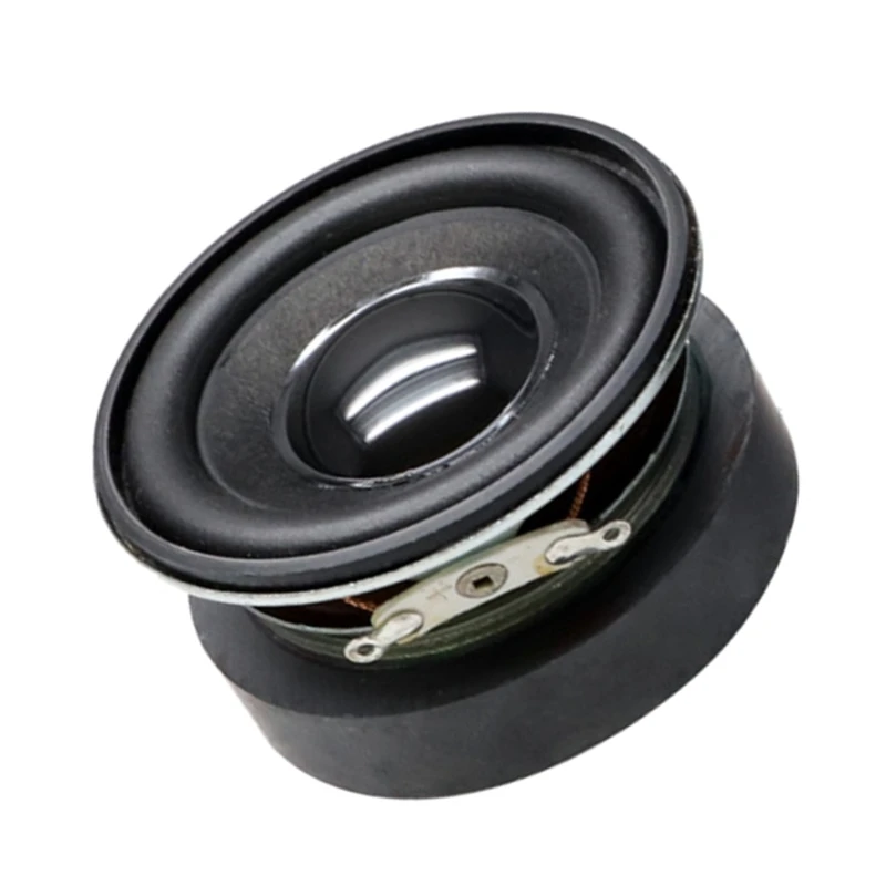 Full Frequency 52mm Circular Loudspeaker 4Ω 5W Small Round Bass Horn Loudspeaker for DIY Sound Projects