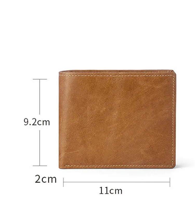 Retro Cowhide Men\'s Wallet Multi-Function Card Position Coin Purse