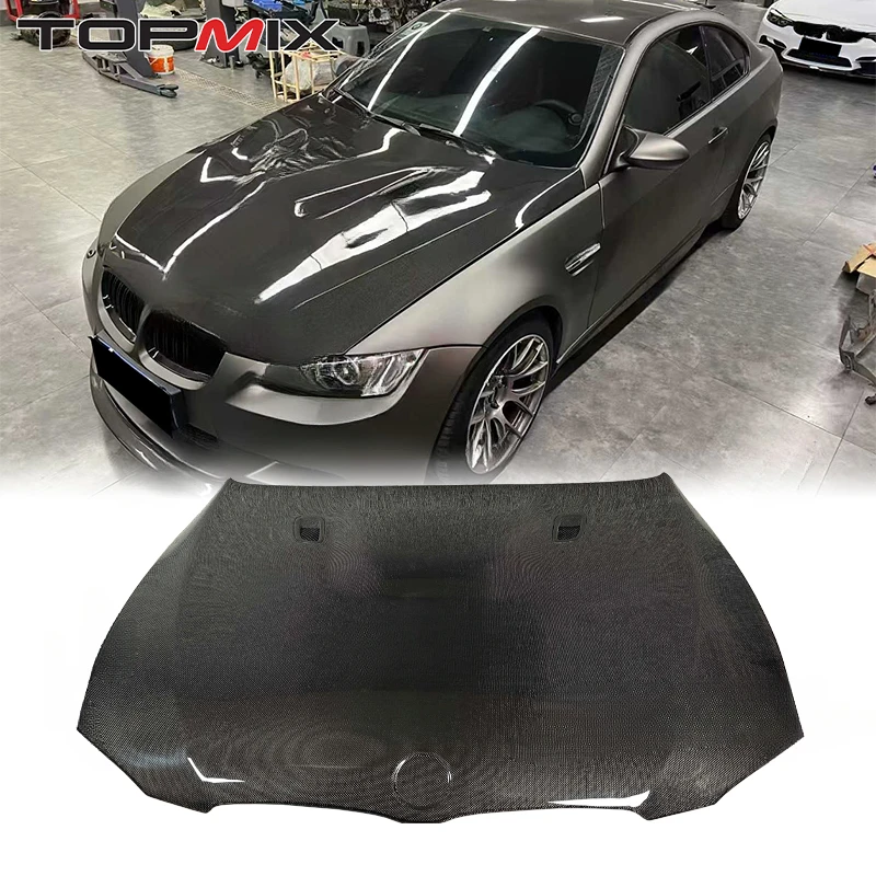 

For BMW 3 Series Coupe E92 M3 2007-2013 Carbon Fiber Hood (Engine Bonnet) OEM-Style Upgraded High-Quality