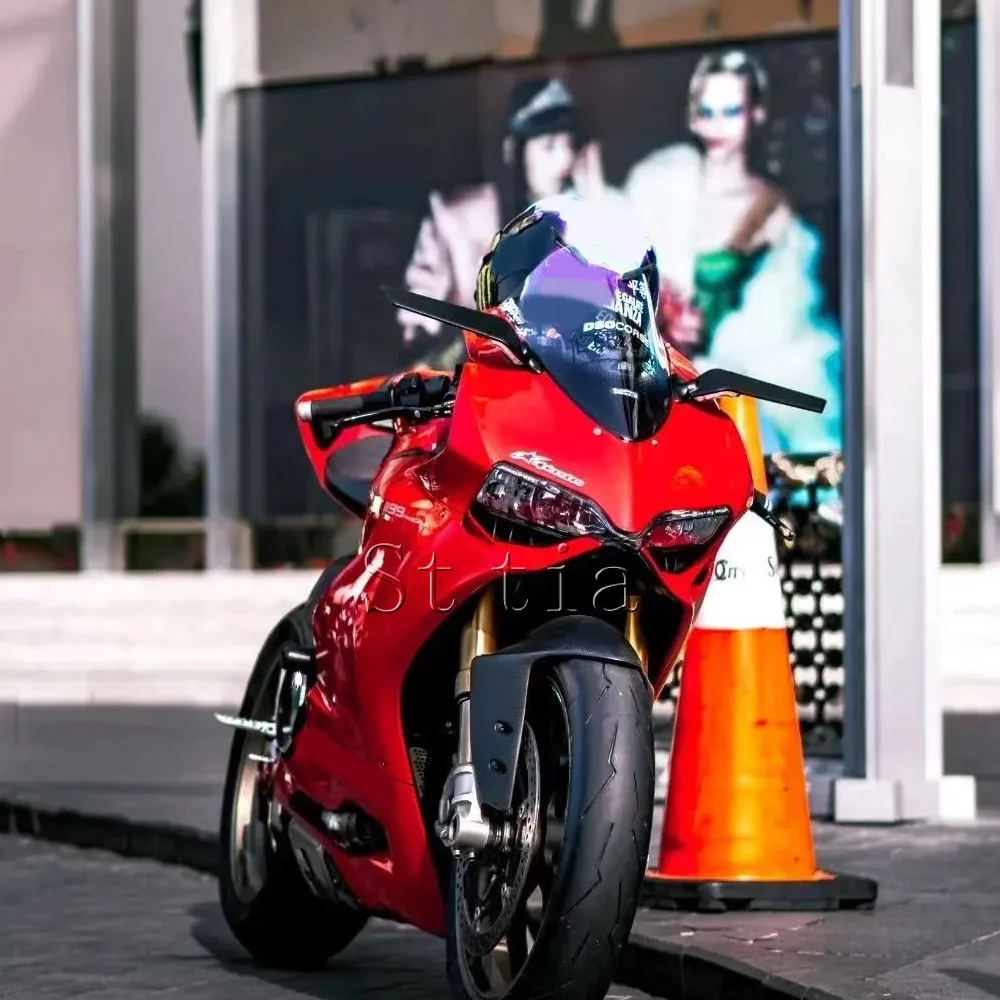 New Panigale899 ABS 1199 S Tricolore Stealth Mirrors Motorcycle Rearview For Ducati Panigale 899 Accessories Sports Winglets Kit