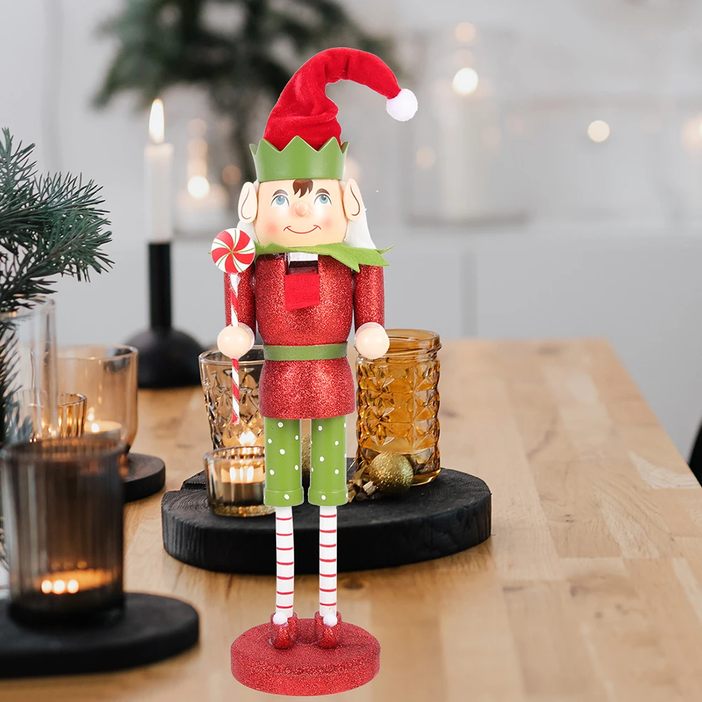 

Nutcracker Ornament Christmas Festive Nutcrackers Figures Desktop Soldier Statue Decorations