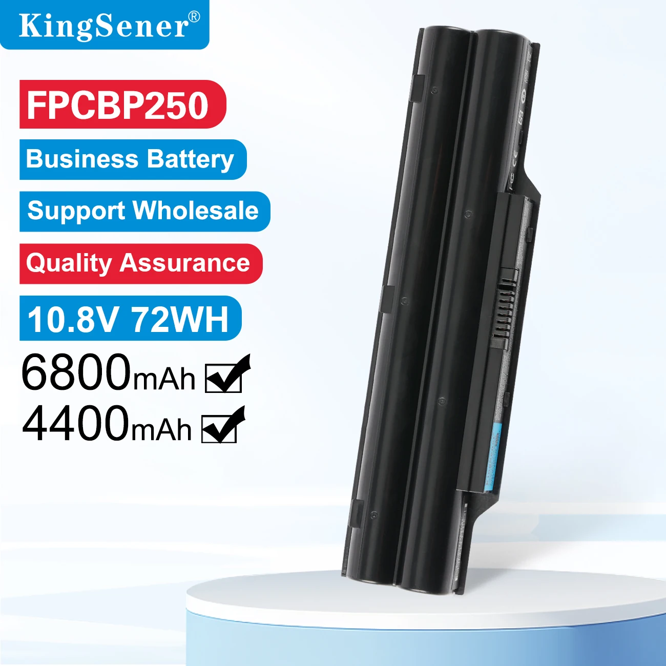 

Аккумулятор KingSener FPCBP250 для FUJITSU LifeBook A530 A531 PH521 AH530 AH531 LH701 LH520 LH522 FMVNBP186 FMVNBP189