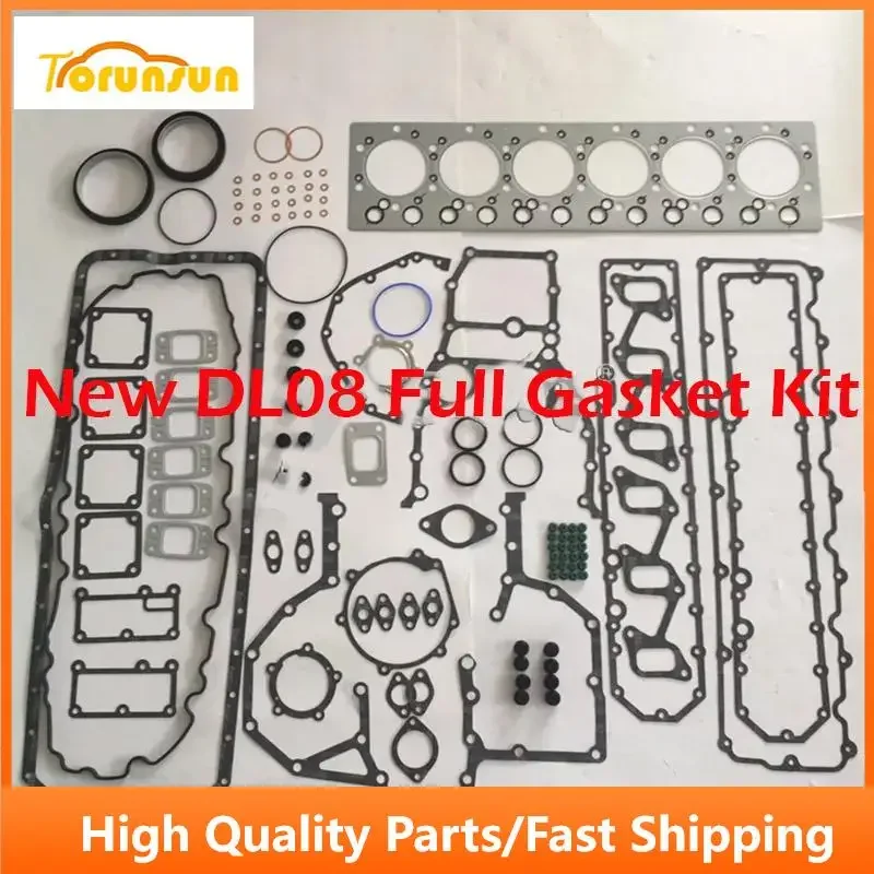 New DL08 Full Gasket Kit For Doosan