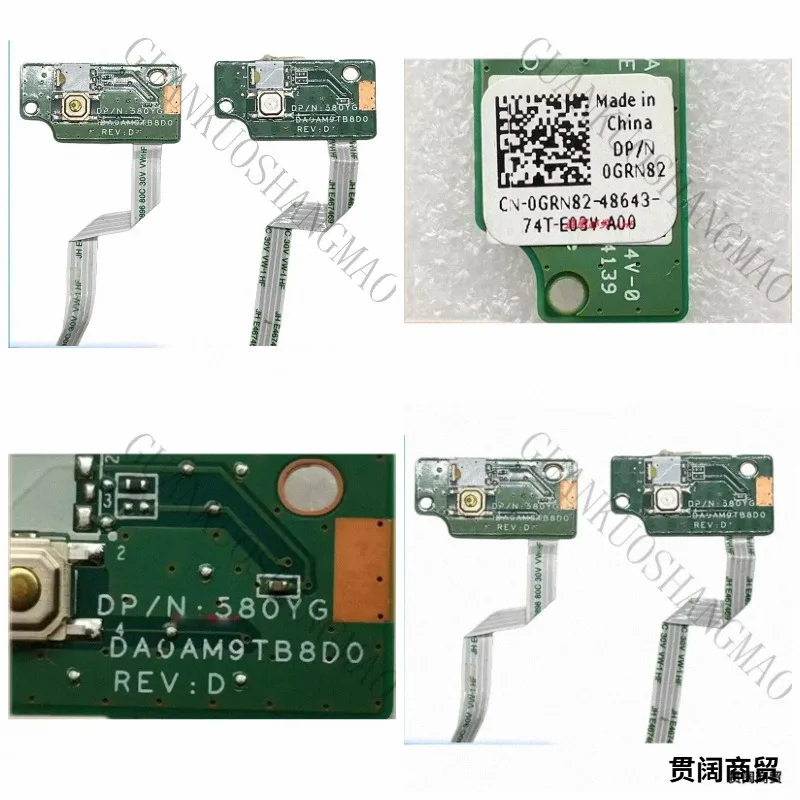 HJY...1 piece suitable for Dell 7559 7557 5577 5576 P57F switch board GRN82 DA0AM9TB8D0