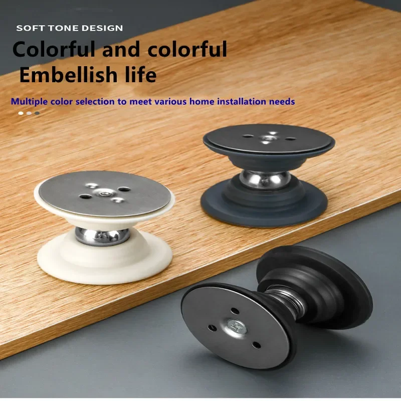 Strong Magnetic Door Absorber Plastic Material Multi angle Adsorption Thick Base Room Anti collision Silent Door Stop DoorTop