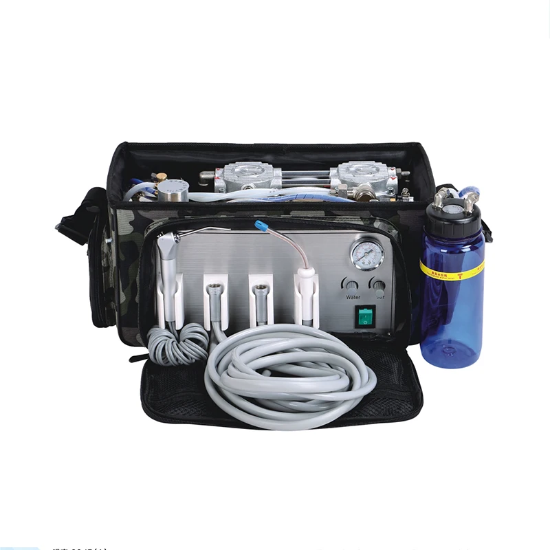 BD-401 Portable Dental Unit Green/Black for Dental Clinic Use Lab Equipment - Popular Choice for Professional Oral Care
