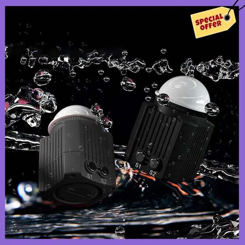 

-A96Z 2X 2000LM Mini Outdoor Photography Lighting For Gopro Action Camera And Phone 40 M Waterproof Sube Diving Fill LED Light