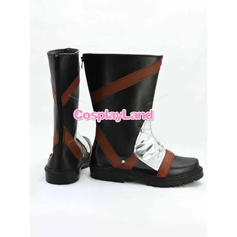 

2025 12-станные ботинки для косплея Final Fantasy X Auron Game Party, индивидуальный заказ для взрослых, мужская обувь
