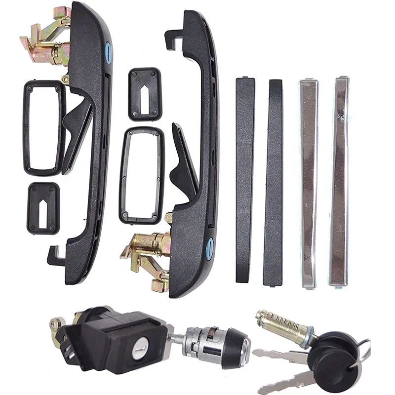 191898081 FOR VW GOLF MK2 COMPLETE LOCK KIT SET DOOR HANDLES TAILGATE DOORS IGNITION WITH 2 SAME KEYS