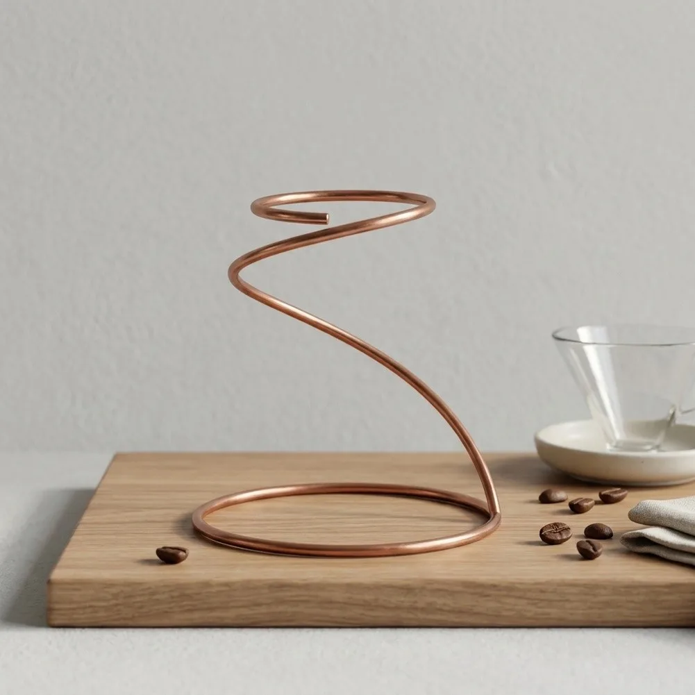 Steel-Built Coffee Dripper Stand for Filter Holders Steady Operation During For Home Office and Travel Brewing
