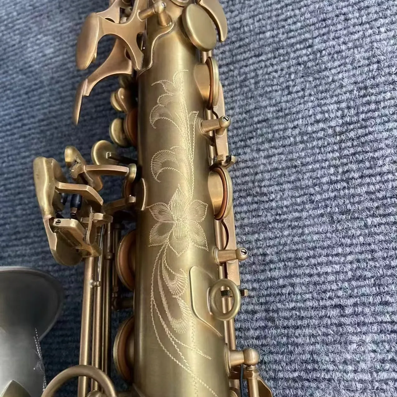 Professional Higher Quality Sterling Silver Bell and Neck Premium Instrument  Alto Saxophone