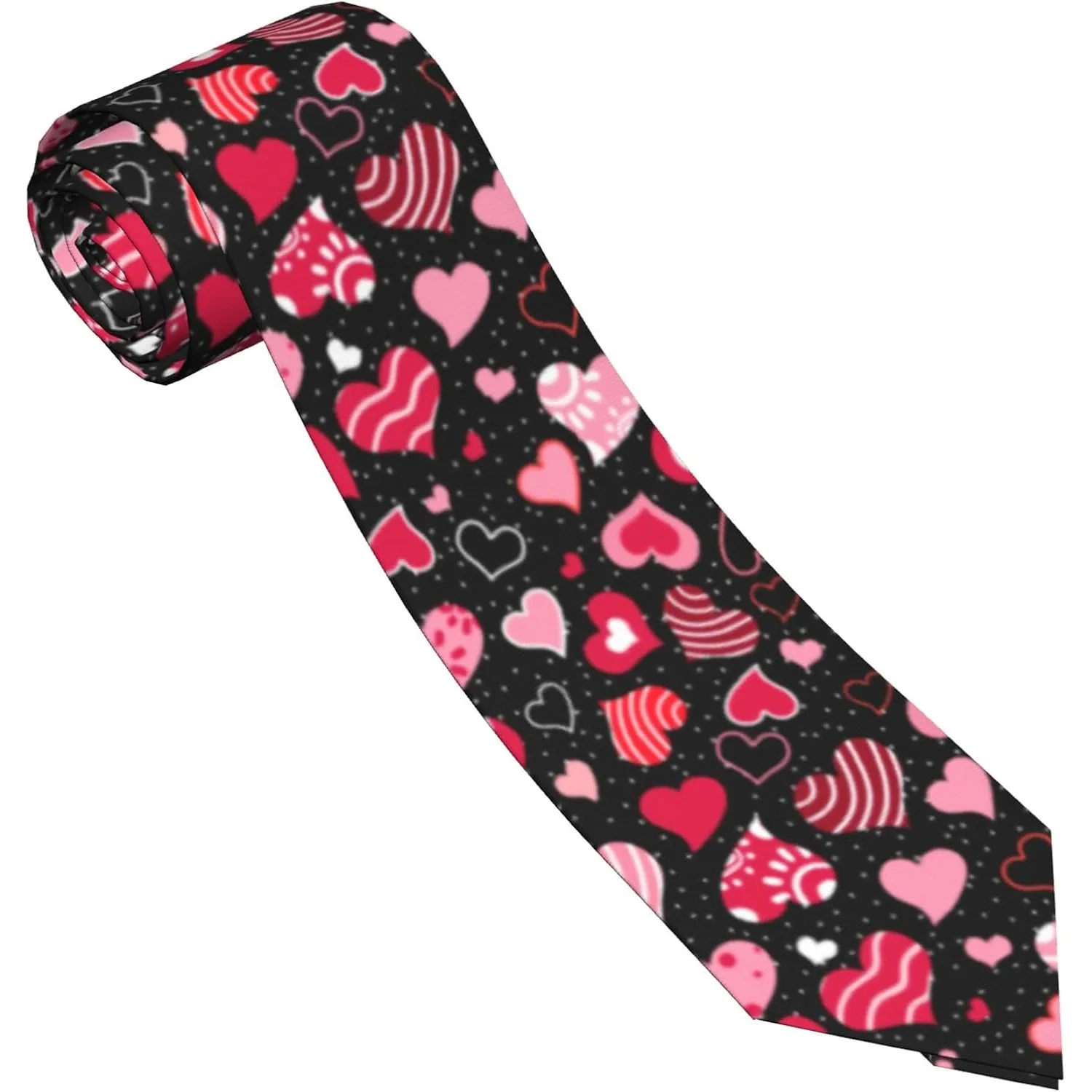 Funny Men’s Neckties Fashion Ties Polyester Soft Party Business Wedding Neckties for Men Teen Boy