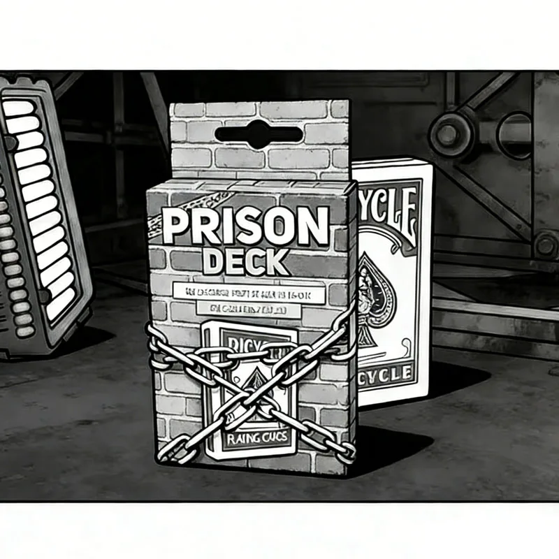 prison-deck-by-j-miranda-マジックトリック-ギミック-クローズアップ-プロマジシャン-ストリートマジック-小道具-イリュージョン-メンタリズム