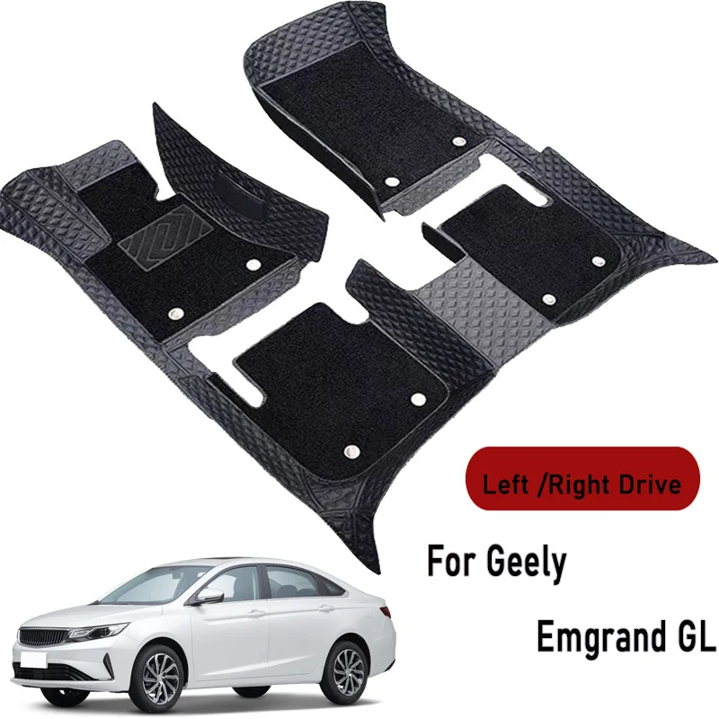 Car floor mats for Geely Emgrand GL 2016 2017 2018 2019-2021 Customauto foot Pads automobile carpet cover interior accessories