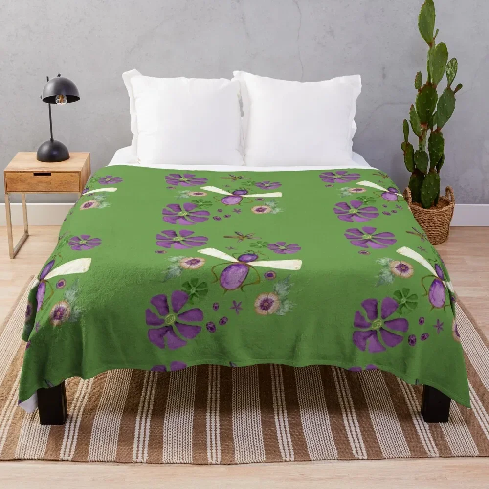 

Suffragette Jewels pattern Throw Blanket Luxury for winter blankets and throws Blankets