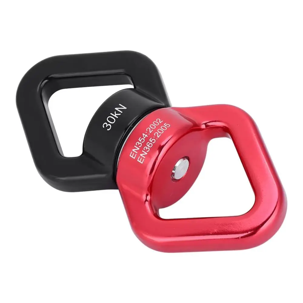 360° Rotation 30kN Swivel Carabiner Heavy-Duty Universal Rotating Carabiner Anti-Tangles Swivel Connector Aerial Yoga Silks