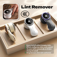 Lint Remover Electric Hairball Trimmer Smart LED Digital Display Fabric USB Charging Portable Professional Fast Lint Remover
