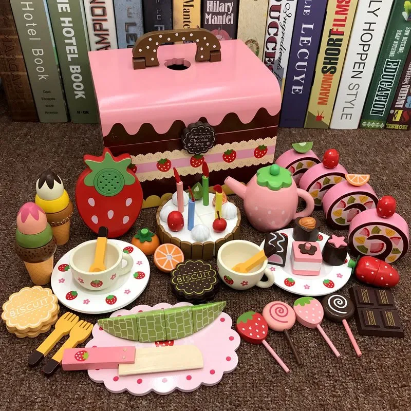 Little Girl, Baby, Children's Cake, Kitchen, Playhouse Toys, 3-4-5-6-7 Birthday Gifts