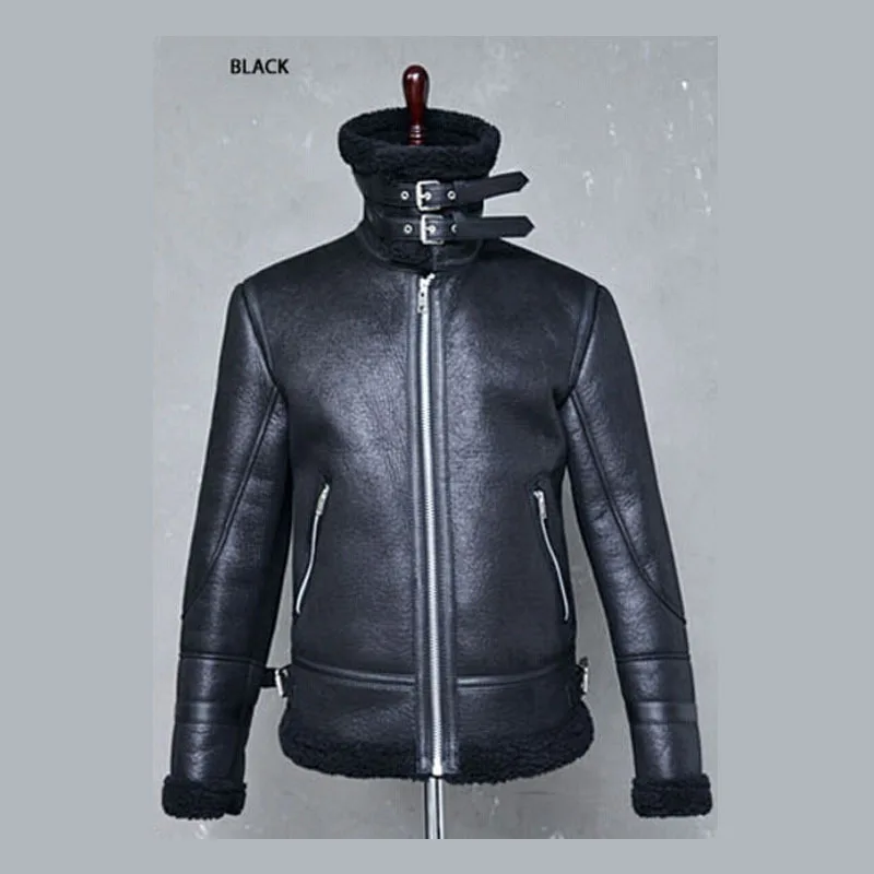 2023 Autumn Winter Europe and The United States Zipper Jacket Men's Thick Motorcycle Vintage Coat Leather Men Jacket  casacos