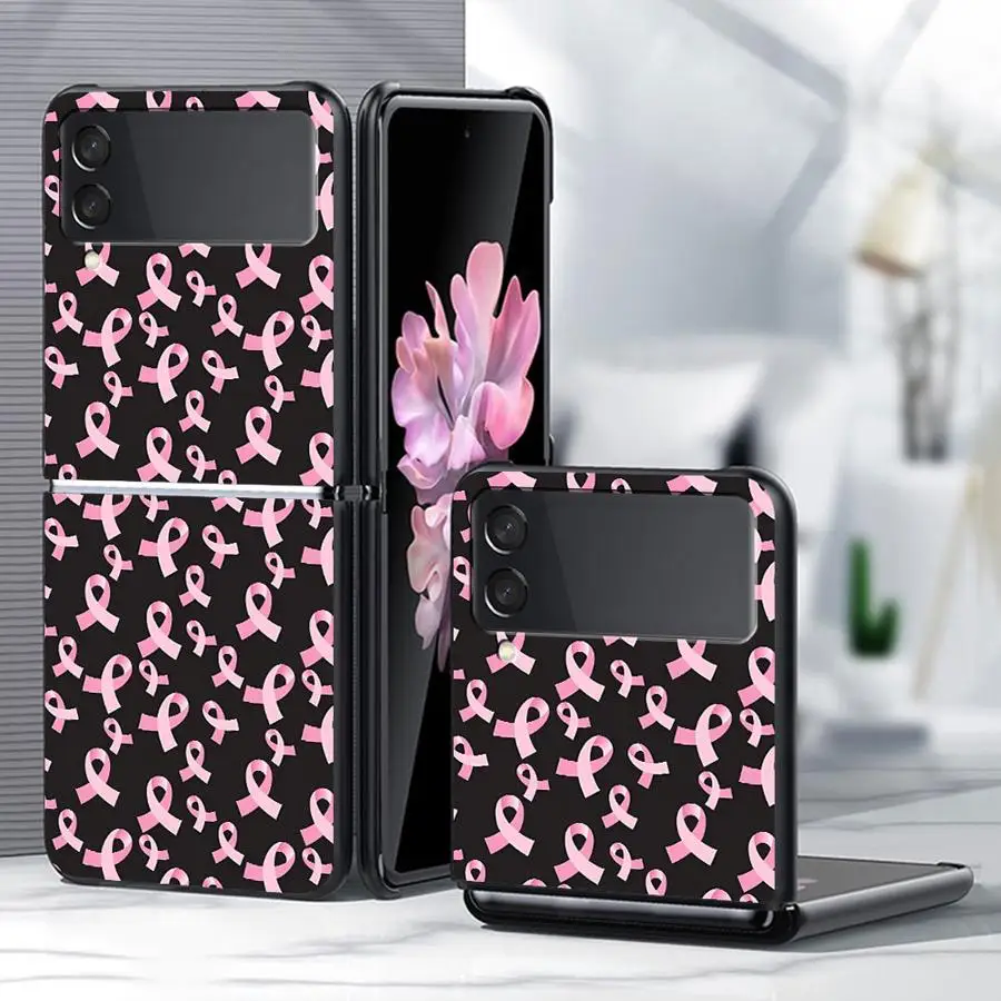 Pink Bow Phone Cover Case for Samsung Galaxy Z Flip 8 Z Flip 7 6 5 4 3 Flip3 Flip7 FE Flip6 Flip4 Flip5