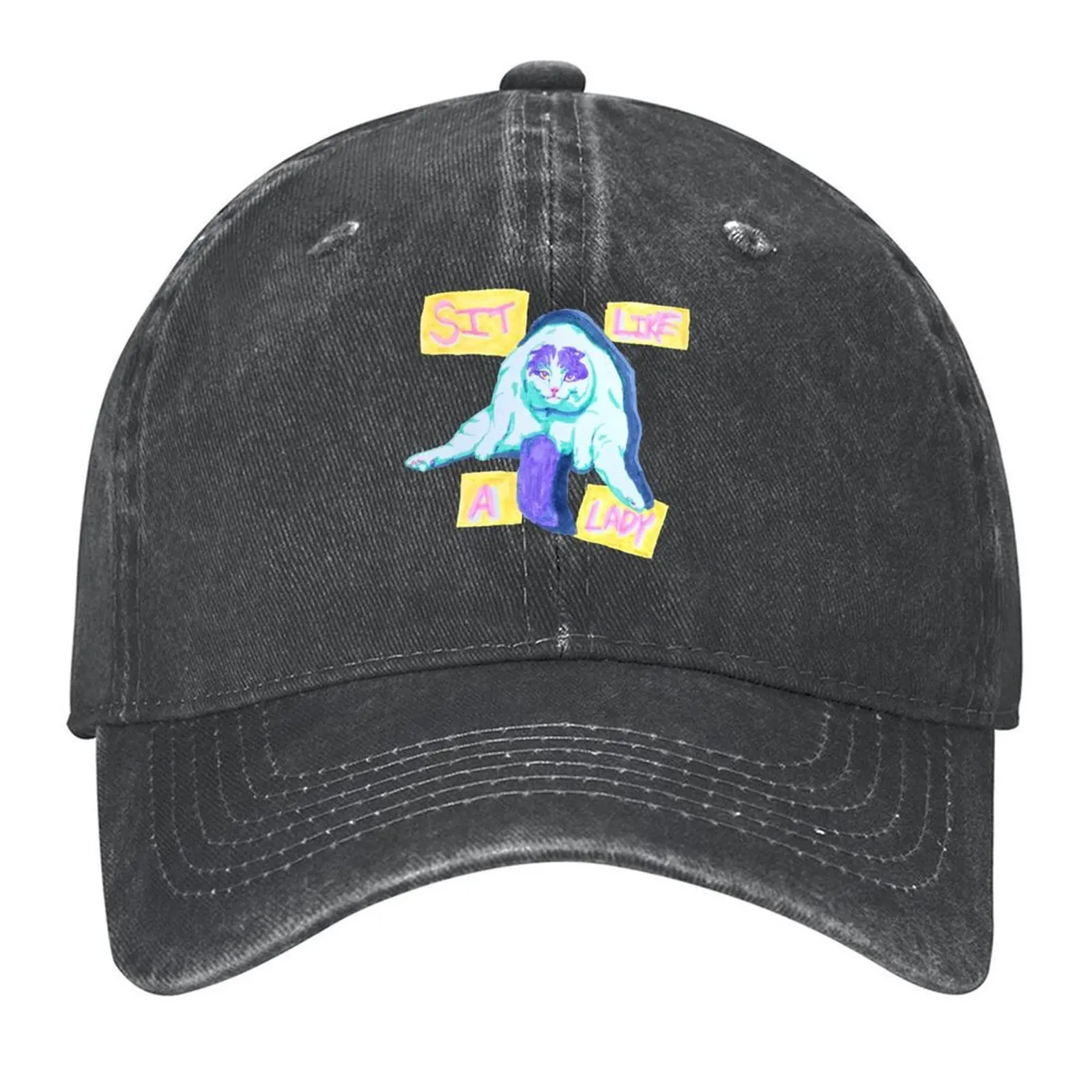 

Sit Like A Lady Baseball Cap luxury woman cap Military Cap Man Christmas Hat fishing caps man Women's Beach Outlet 2025 Men's