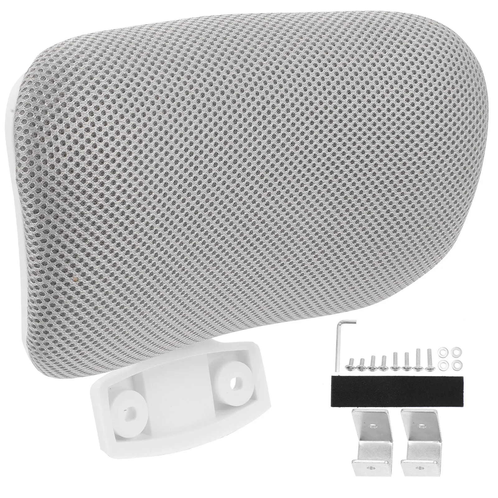 1 Conjunto de Apoio de Cabeça Ergonômico Ajustável para Cadeira de Escritório com Suporte Premium de Espuma de Memória para Alívio da Dor no Pescoço, 