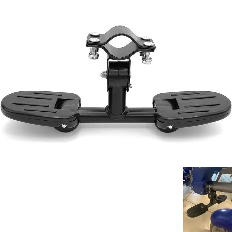 With Folding Foot Pegs Footrest Pedal Universal Black Toddler Balance Bike Footrest Toddler Tricycle Footrest Pedals Baby Trike