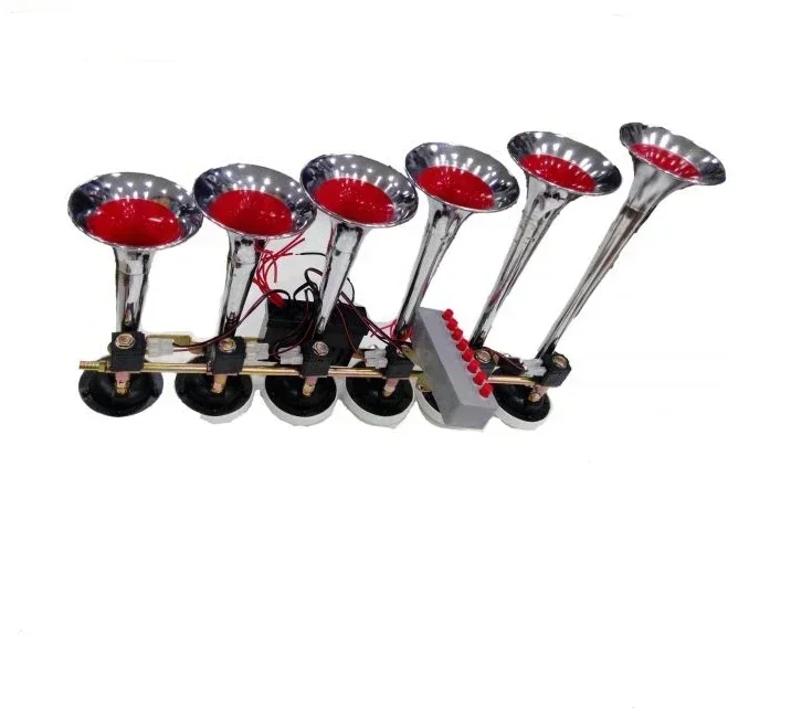 Musical 6 pipes air horn truck bus 8 melody music air horn