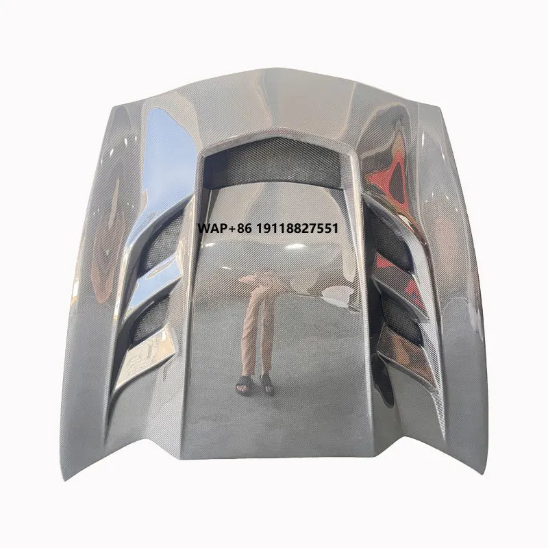 

LingFeng IMP Style Carbon Black Carbon Fiber Engine Bonnet Hood for Corvette C7 Z06 14-19 Car Fenders