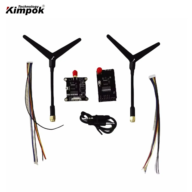 1.2G 1W 드론 비디오 송신기 및 수신기 1.2G 1.3G FPV VTX VRX AV 송신기 1060-1380Mhz