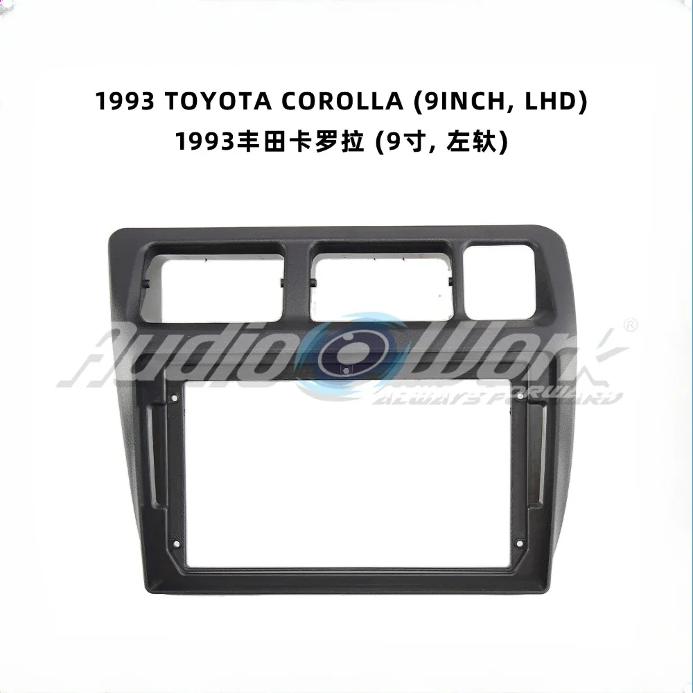 

Автомобильные аксессуары 9-дюймовая лицевая панель для 1996 года TOYOTA COROLLA Автомобильный радиоприемник Стерео GPS Android-плеер 2Din Головная панель Панель приборной панели Встановіть рамку
