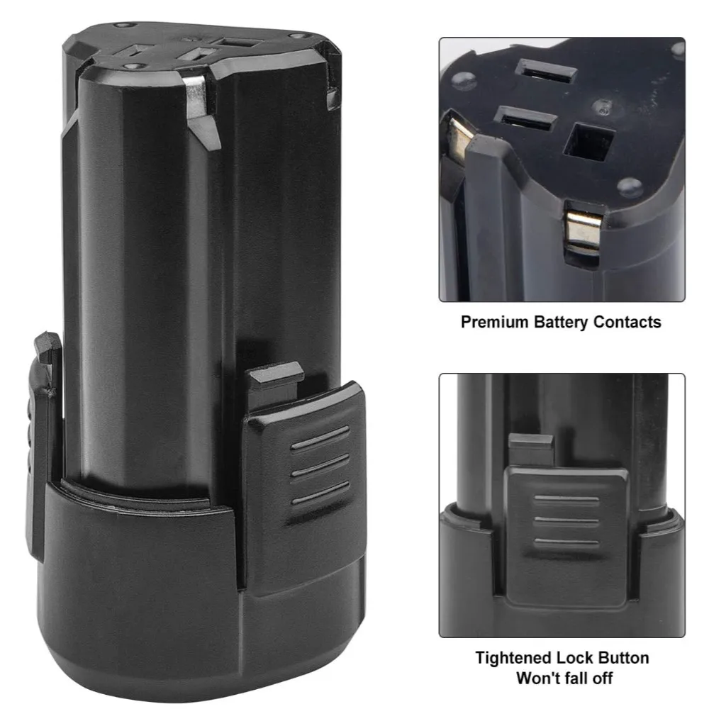 WA3503 WA3509 Replacement Battery for Worx WX125.3 WX125.3 D-Lite WU288 WA3503 WX125 RK2512 Power Tool Li-ion Battery 12V 3Ah