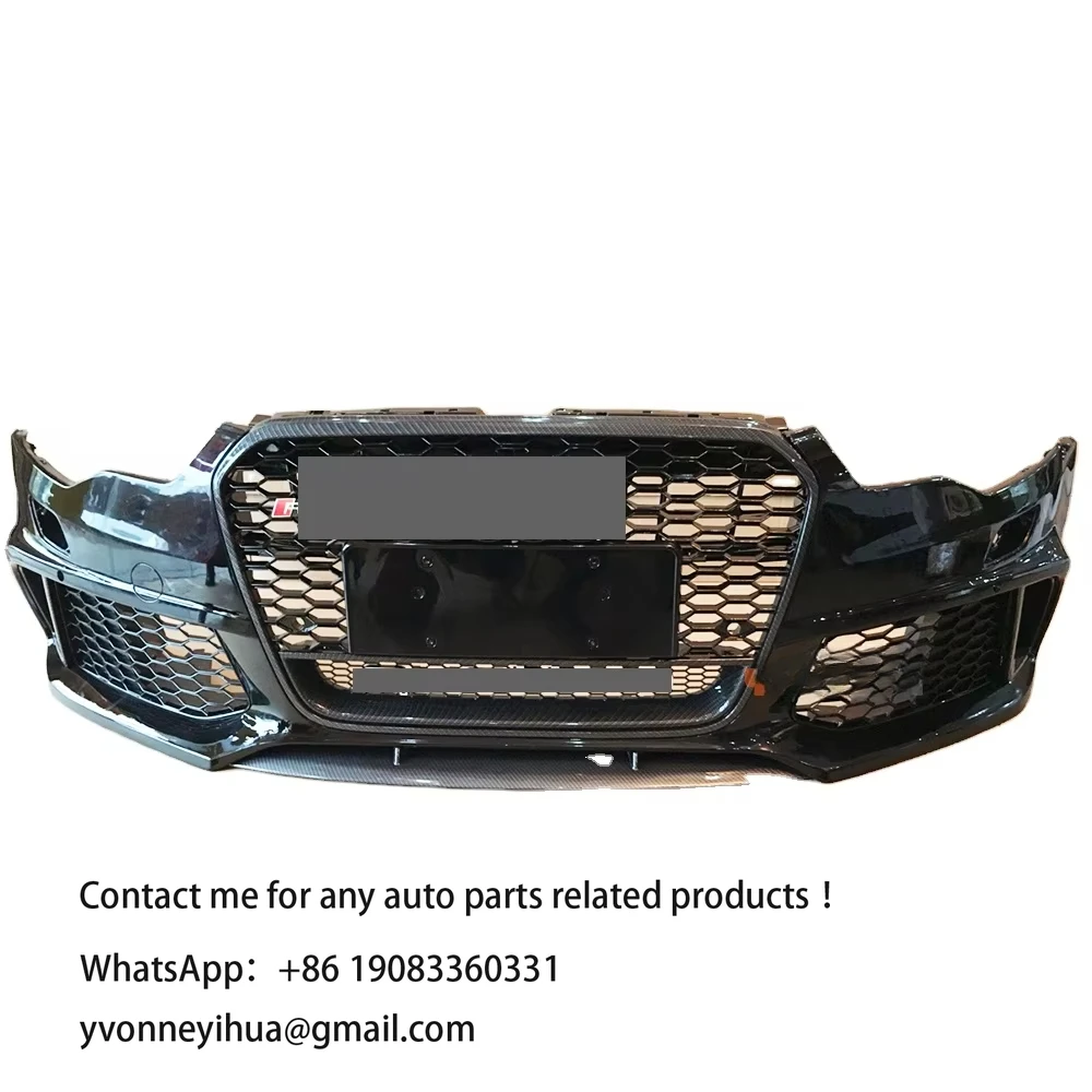 RS6 Factory Manufacturer for Audi New Look Car Front Bumper for Audi A6 S6 2013 2014 2015