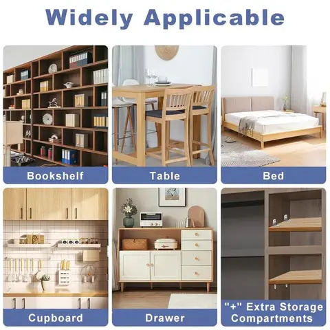 L-formade hörnfästen 90 graders rätvinkliga kopplingar Rostfritt stålfäste för trämöbler sängramsskåp 12 best sales träkoppling - №9