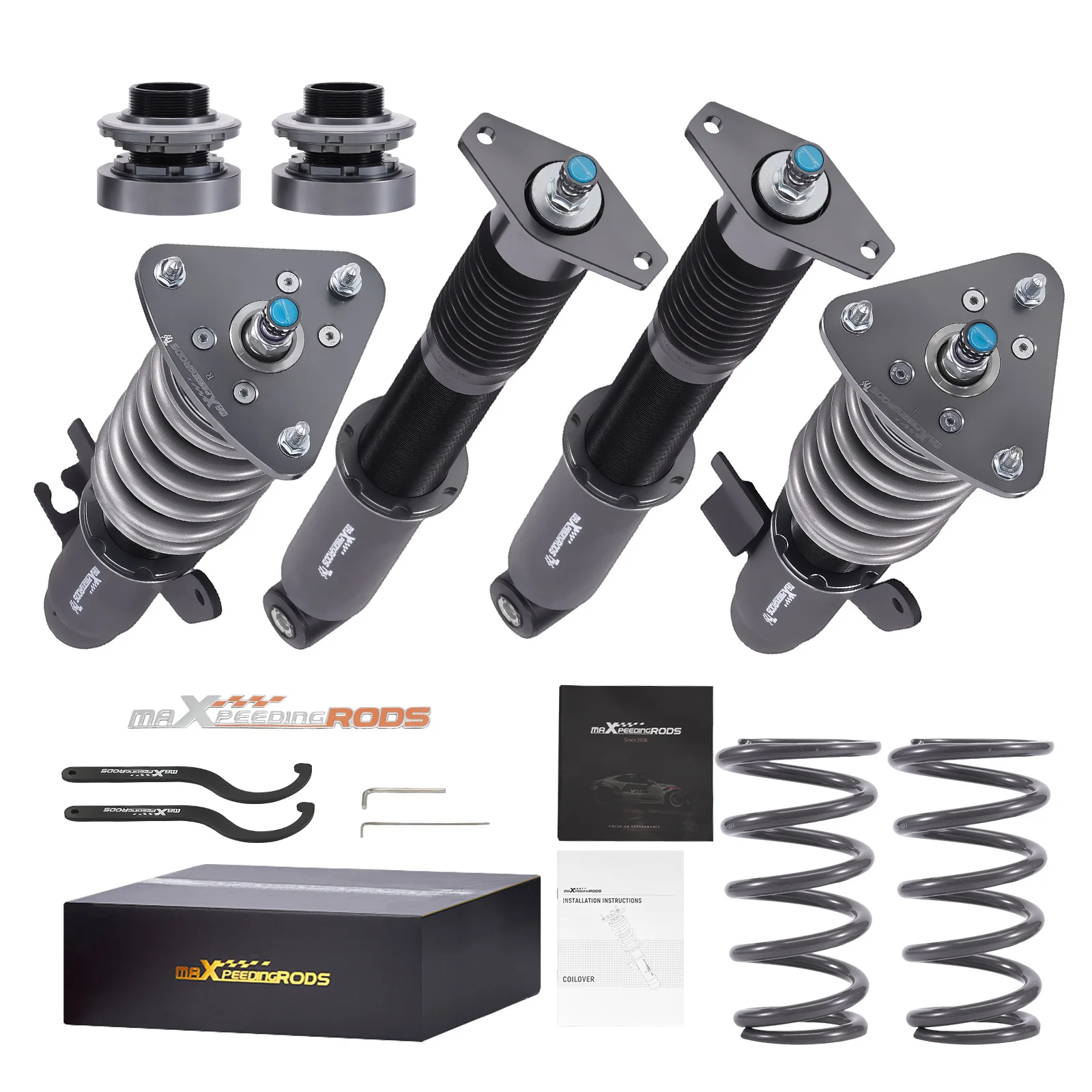 

MaXpeedingrods COT7 Coilovers Damper Lowering Kit For Mazda 3 Mazdaspeed 3 04-13 Coilovers Struts Shocks