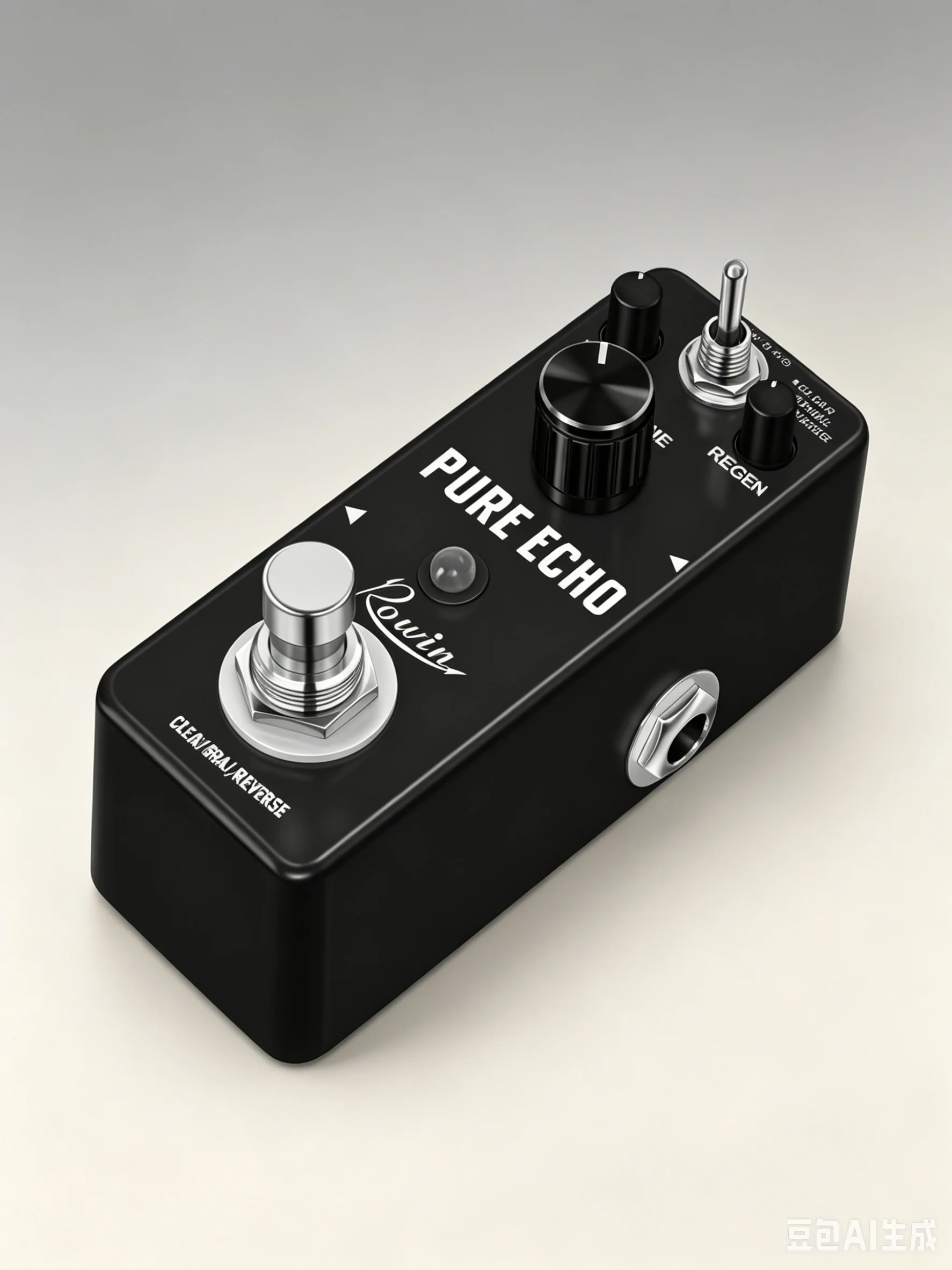 Rowin LEF-3803 Pure Echo Digital Delay Guitar Effect Pedal 3 Modes Clear/Normal/Reverse Echo, Max 1200ms Delay Time, Ture Bypass view 5