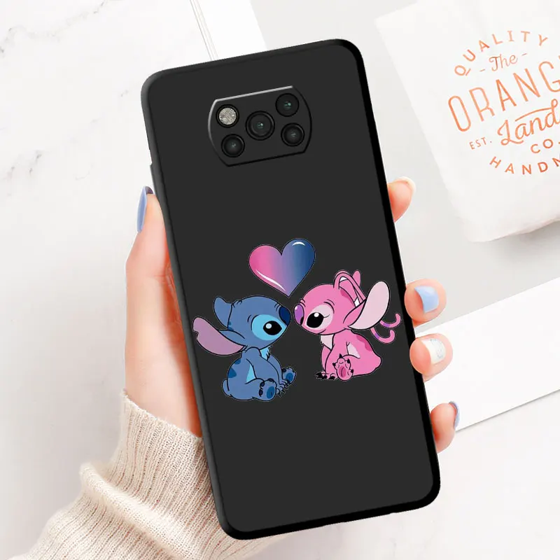 Angie Stitch Cute Case For Xiaomi Mi Poco Poco X3 NFC X4 Pro Mi 11 Lite 11T 12 10T 9T 13 Note 10 Back Soft Phone Cover