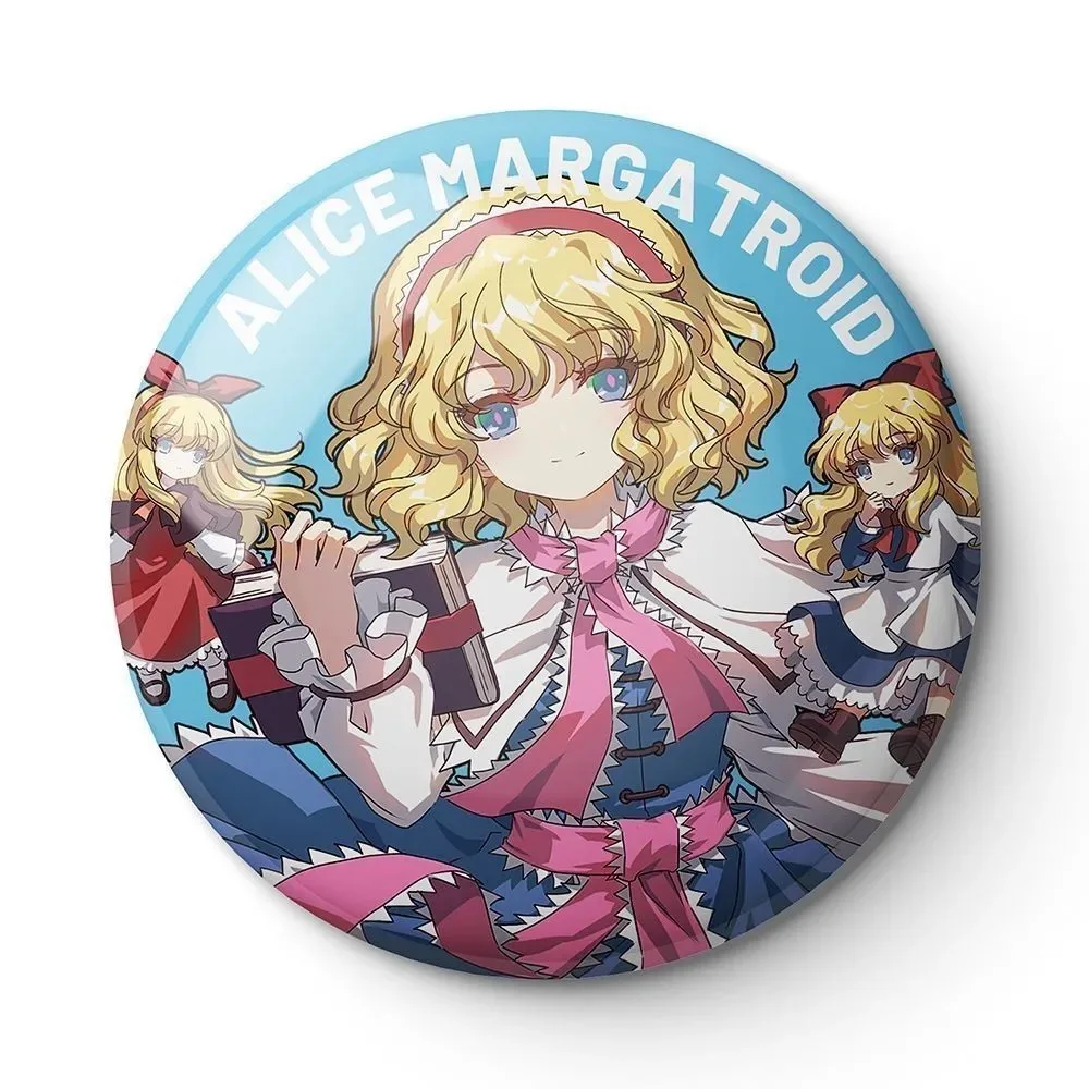 Самодельный круглый бейдж из жести Oriental Project Boli Lingmeng doujin, 58 мм, окружающая зона