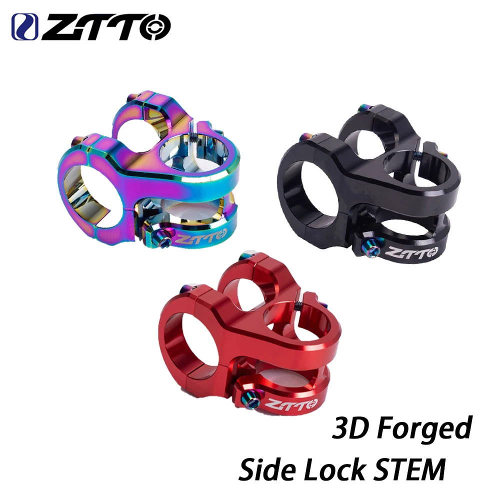 ZTTO MTB Bike 35mm 0 Degree Forged Aluminum Alloy Stem High - Strength Side Lock Design for 28.6mm Bicycle Fork 31.8mm Handlebar