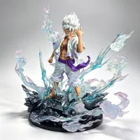 Bandai Official Licensed One Piece Monkey D Luffy Gear 5 Nika Action Figure, Large Scene Anime Figurine Home Decor Collectible 3