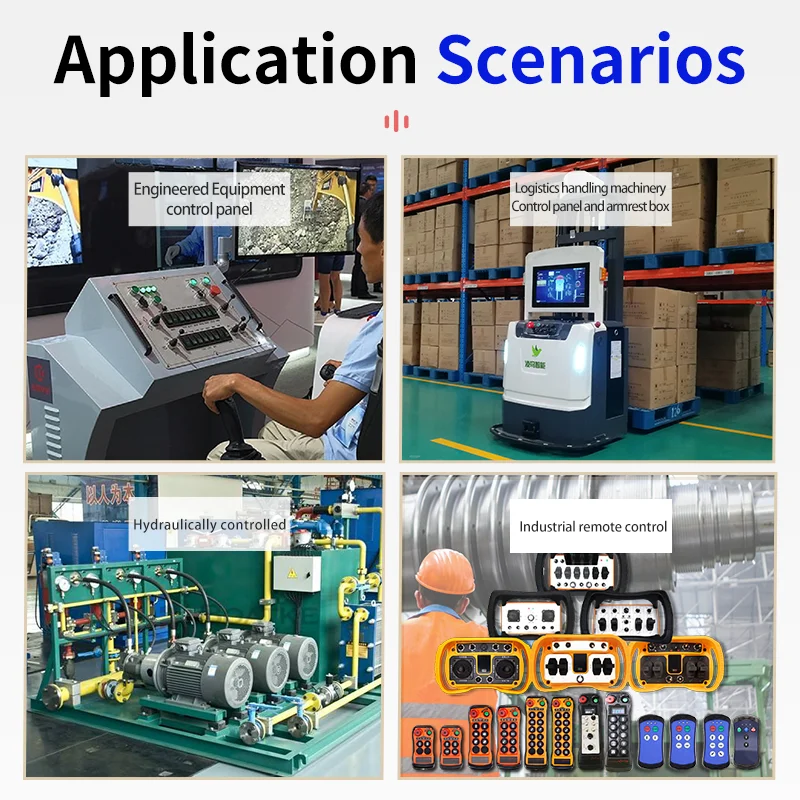 Joystick industriale a 3 assi Finger Tip Controller pressa idraulica gru Engineering Machinery Controller Joystick