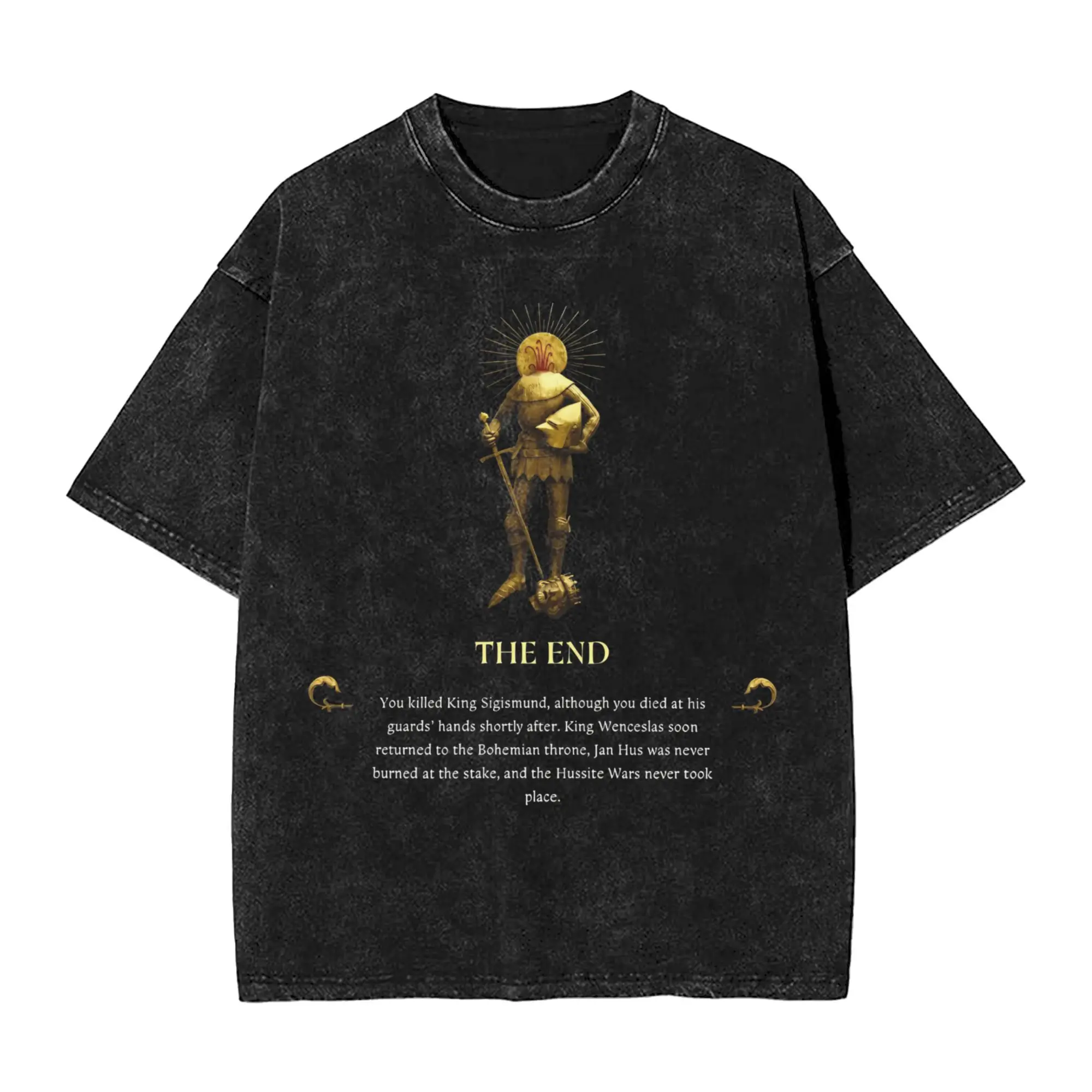 Kingdom Come Deliverance 2 Knight Game T-Shirt Summer Y2K Retro T-Shirts Cotton Hipster Tee Shirt For Man Short Sleeve Clothes