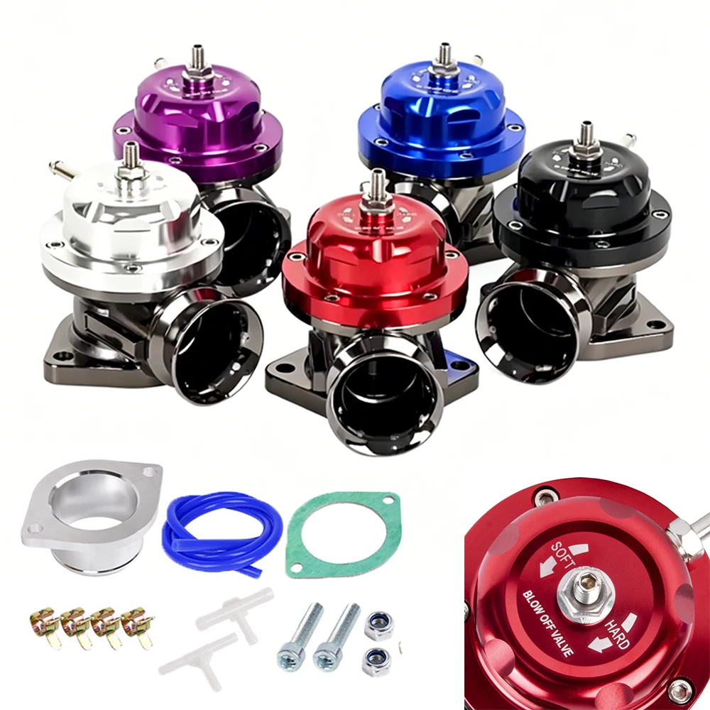 

Aluminum Turbo Blow Off Valve Kit for Type-RS Style Dump Pipe Flange Universal Car Adjustable 25psi BOV Turbo Accessories