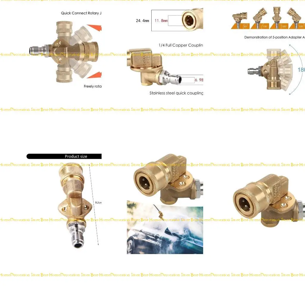 

12pd вращающийся соединительный соединитель металлического разъема 1/4 для запасных частей для стиральной машины.