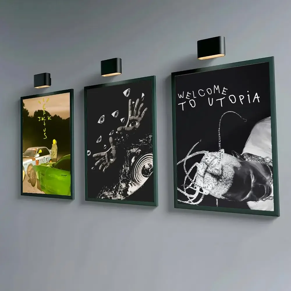 U-Utopia Music Album Cover Poster Waterproof Peel & Stick Wall Sticker Self Adhesive Art Decor For Living Room Bedroom