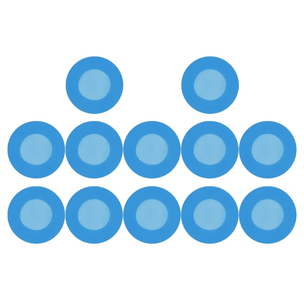 12 Pcs Stethoscope Set Silicone Head Covers Disposable Blue Silica Gel Protective