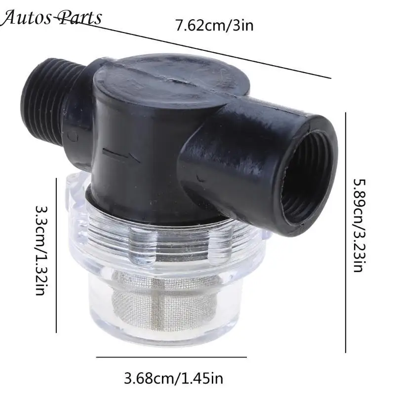 57ba 1/2inch ท่อน้ำปั๊มน้ำกรองน้ำกรองน้ำกรองน้ำสำหรับเรือ RVS