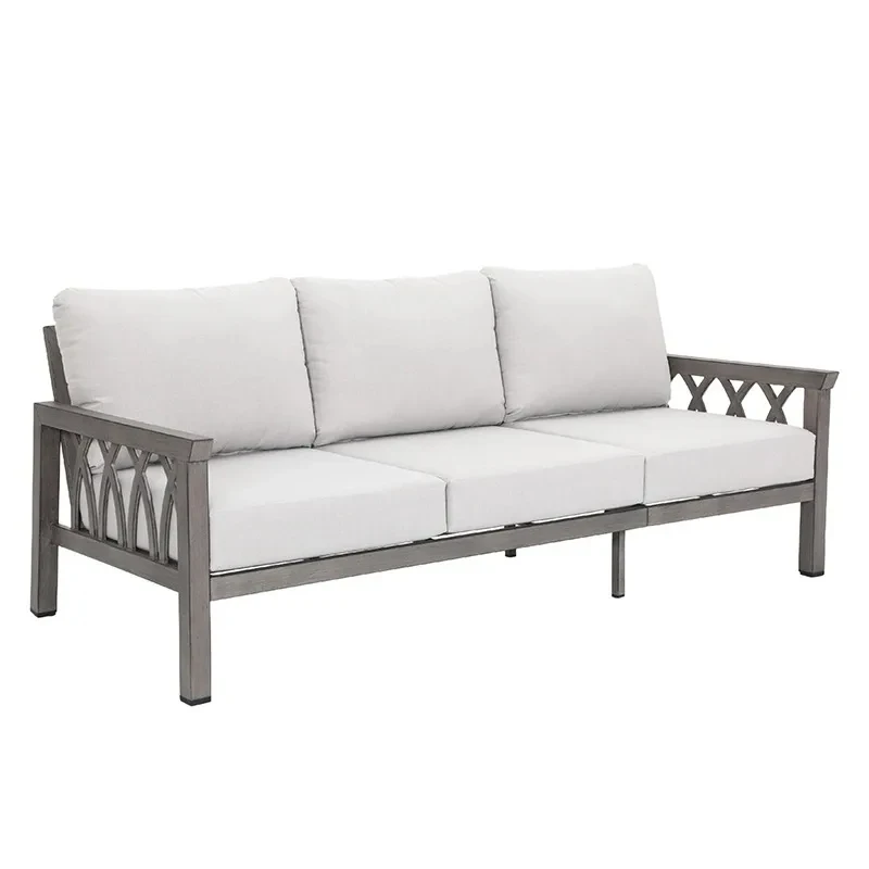

Aluminum Outdoor Casual Sofa – Rustproof & Weather-Resistant, Lightweight & Durable, Garden, Balcony, Hotel,,