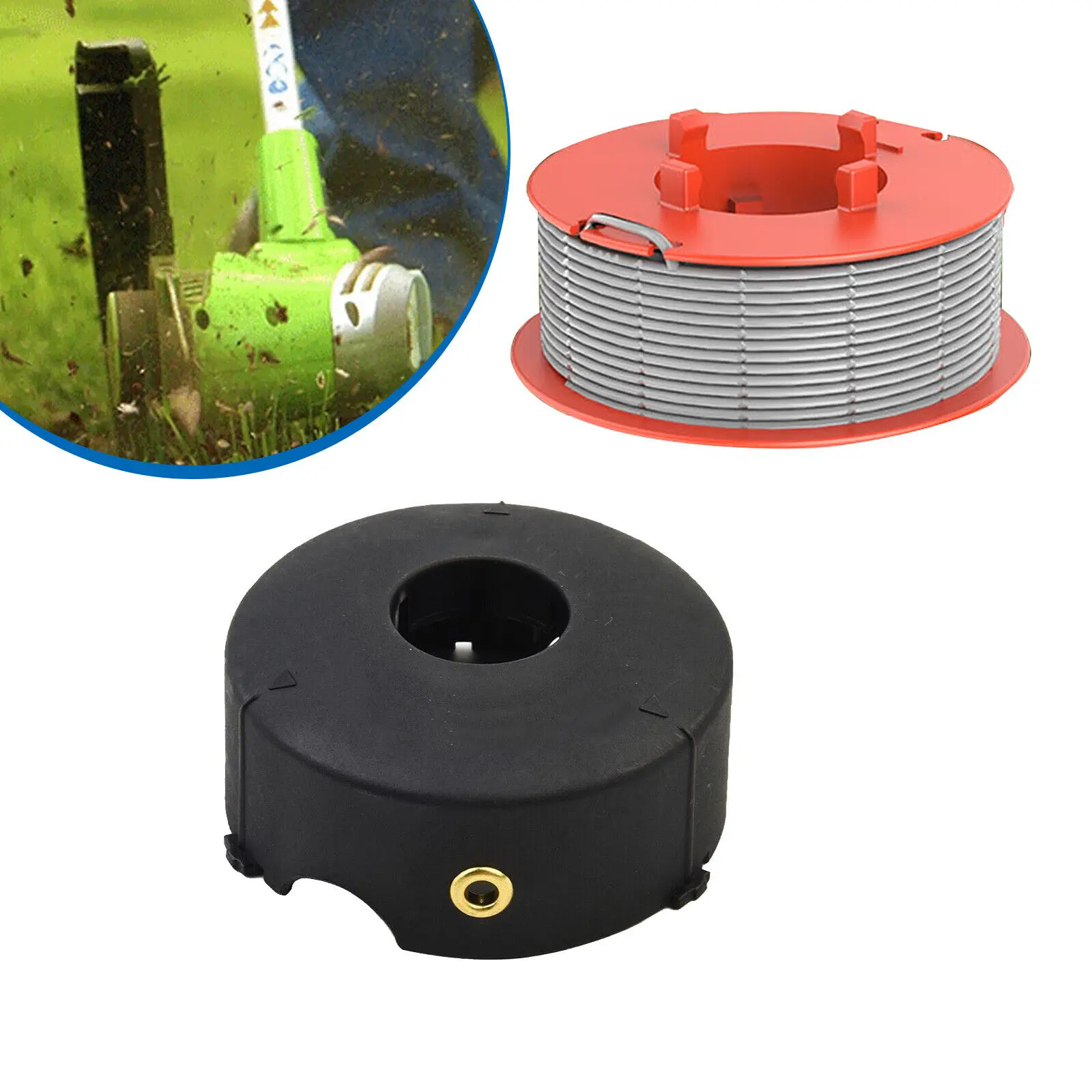 الانتهازي بكرة خط بكرة قبعات يغطي استبدال صالح لبوش الفن 23 26 30 F016800175 F016L71088 جزازة العشب الملحقات