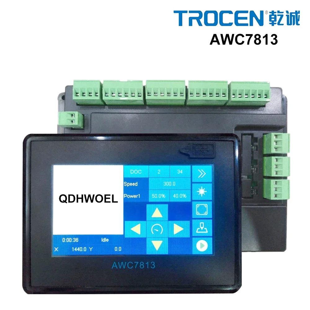 HAOJIAYI Trocen AWC7813 Co2 Laser Controller System for Co2 Laser Engraving and Cutting Machine